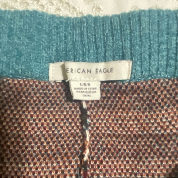 American Eagle polar bear sweater leggings size L - Picture 4 of 10